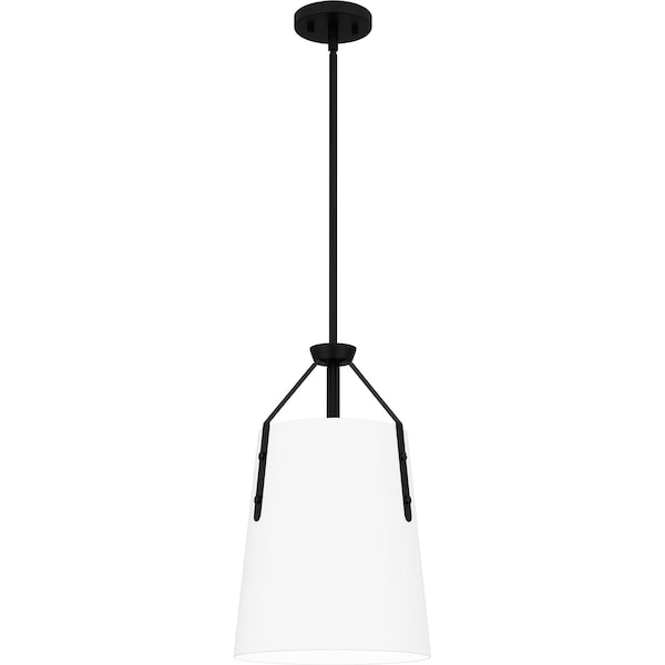 Quoizel Piccolo Pendant Mid Pendant 1 Light Matte Black QPP6192MBK - main